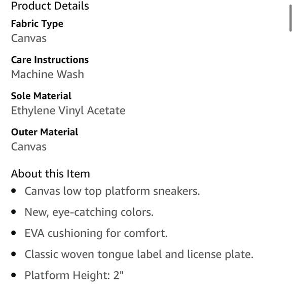 NWOT Light Grey Platform Converse Low Top Chuck Taylor SZ 7M Runs Large - Picture 13 of 13